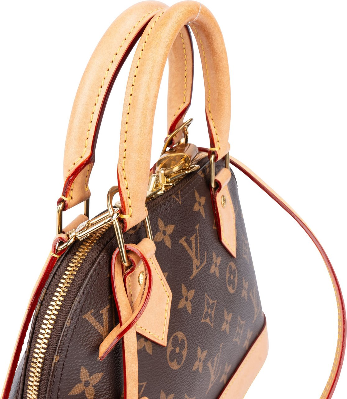 Louis Vuitton Louis Vuitton Canvas Monogram Alma BB Handbag Bruin