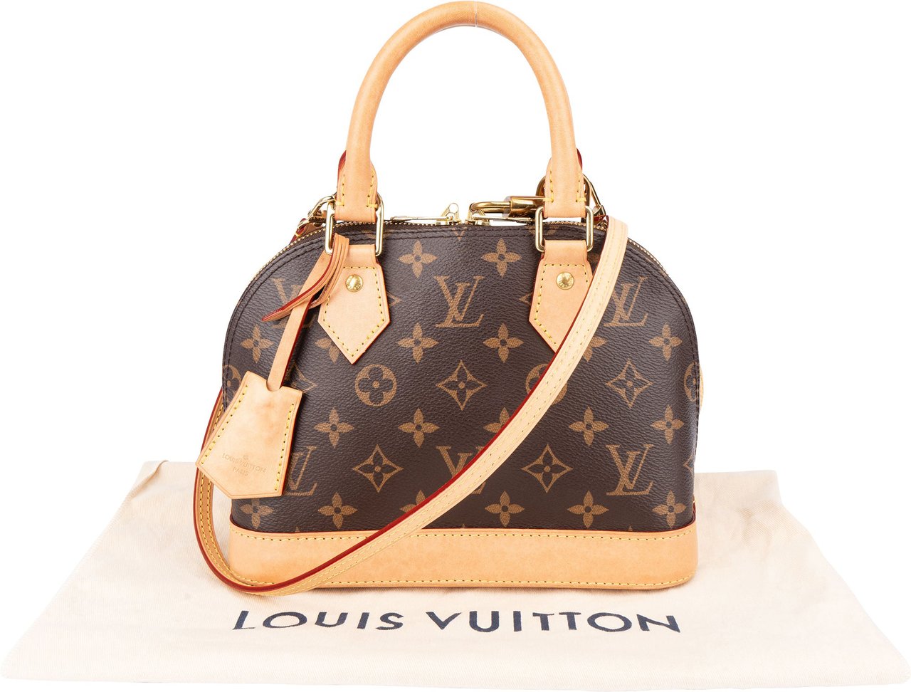 Louis Vuitton Louis Vuitton Canvas Monogram Alma BB Handbag Bruin