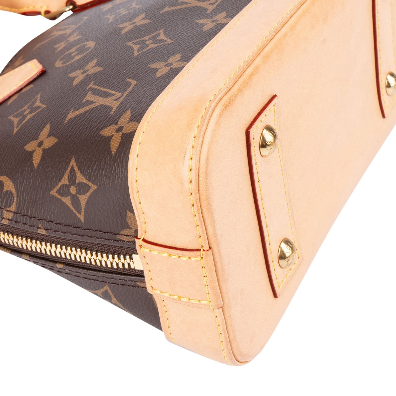 Louis Vuitton Louis Vuitton Canvas Monogram Alma BB Handbag Bruin