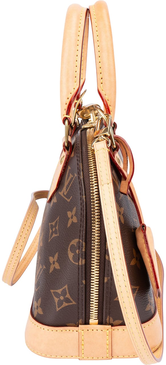 Louis Vuitton Louis Vuitton Canvas Monogram Alma BB Handbag Bruin