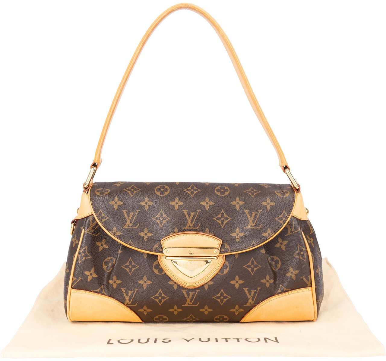 Louis Vuitton Louis Vuitton Canvas Monogram Beverly MM Shoulder Bag Bruin