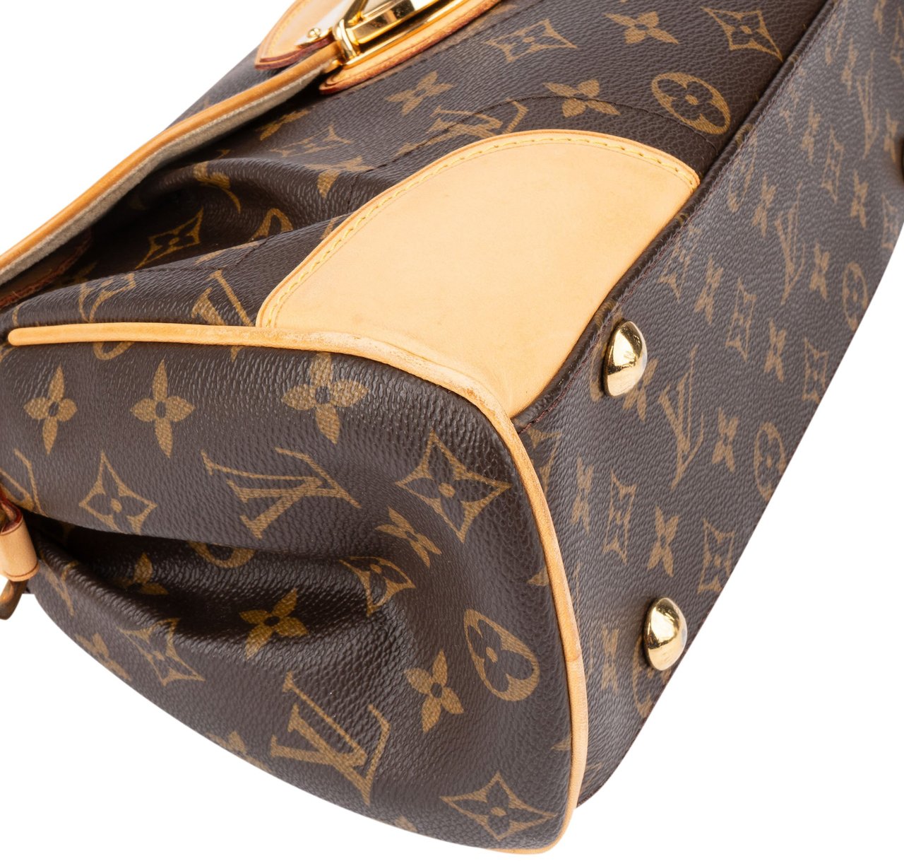 Louis Vuitton Louis Vuitton Canvas Monogram Beverly MM Shoulder Bag Bruin