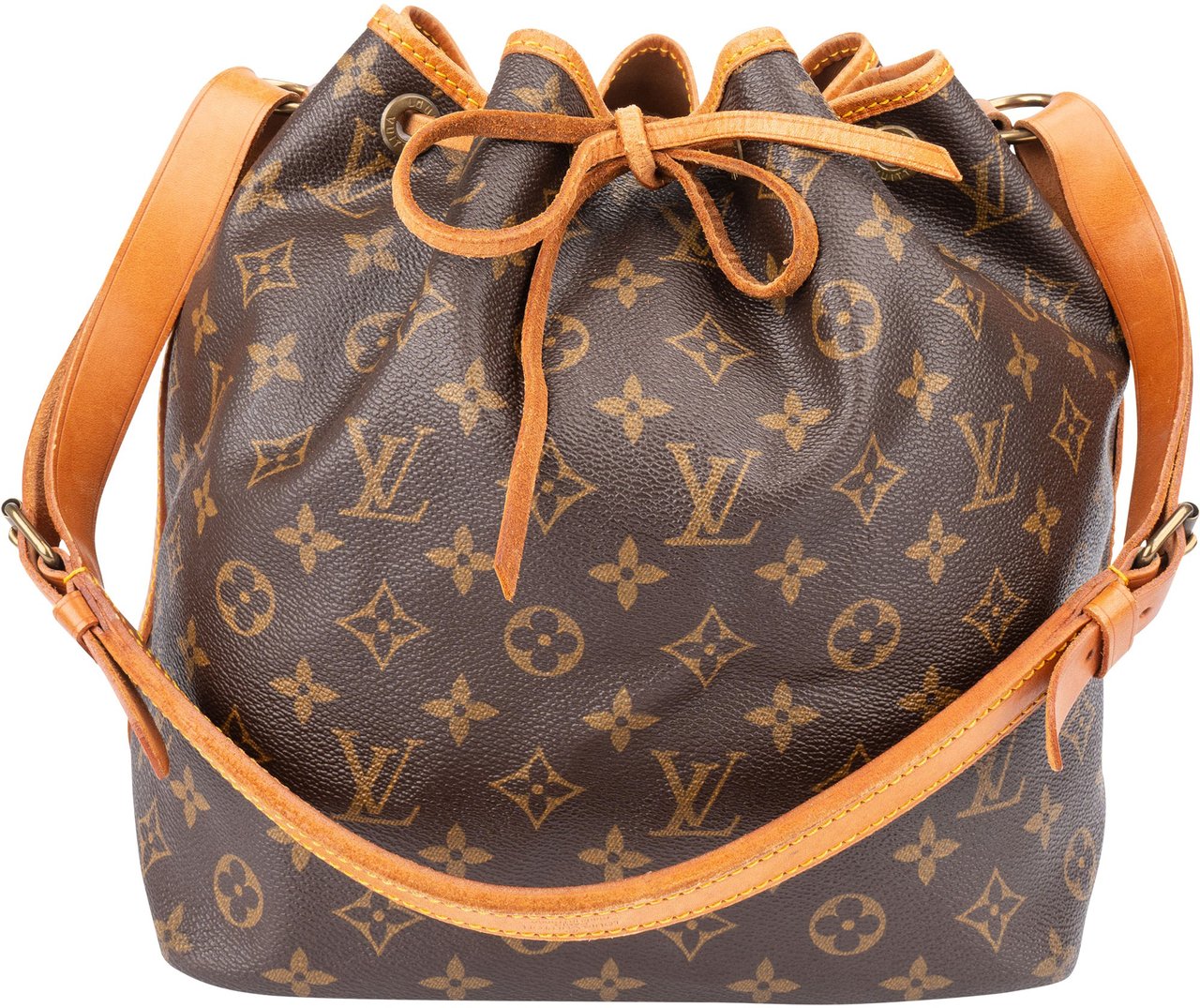 Louis Vuitton Louis Vuitton Canvas Monogram Sac Noe Petit Shoulder Bag Bruin