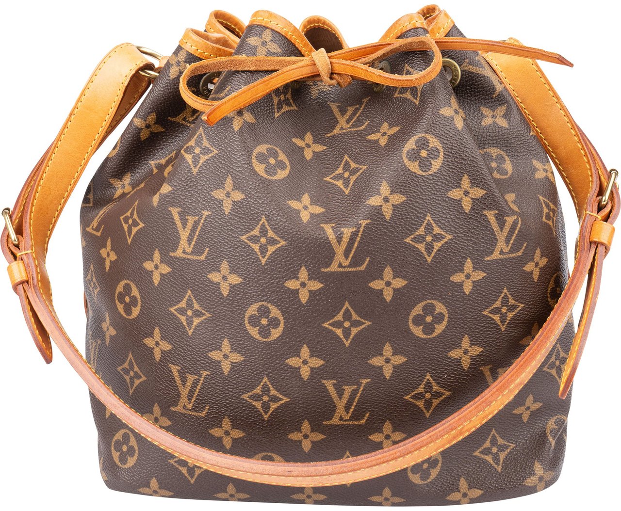 Louis Vuitton Louis Vuitton Canvas Monogram Sac Noe Petit Shoulder Bag Bruin