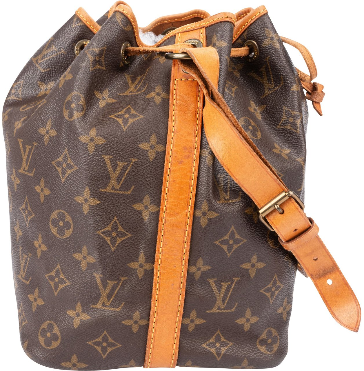 Louis Vuitton Louis Vuitton Canvas Monogram Sac Noe Petit Shoulder Bag Bruin