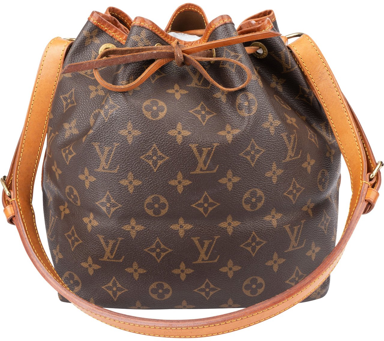 Louis Vuitton Louis Vuitton Canvas Monogram Sac Noe Petit Shoulder Bag Bruin