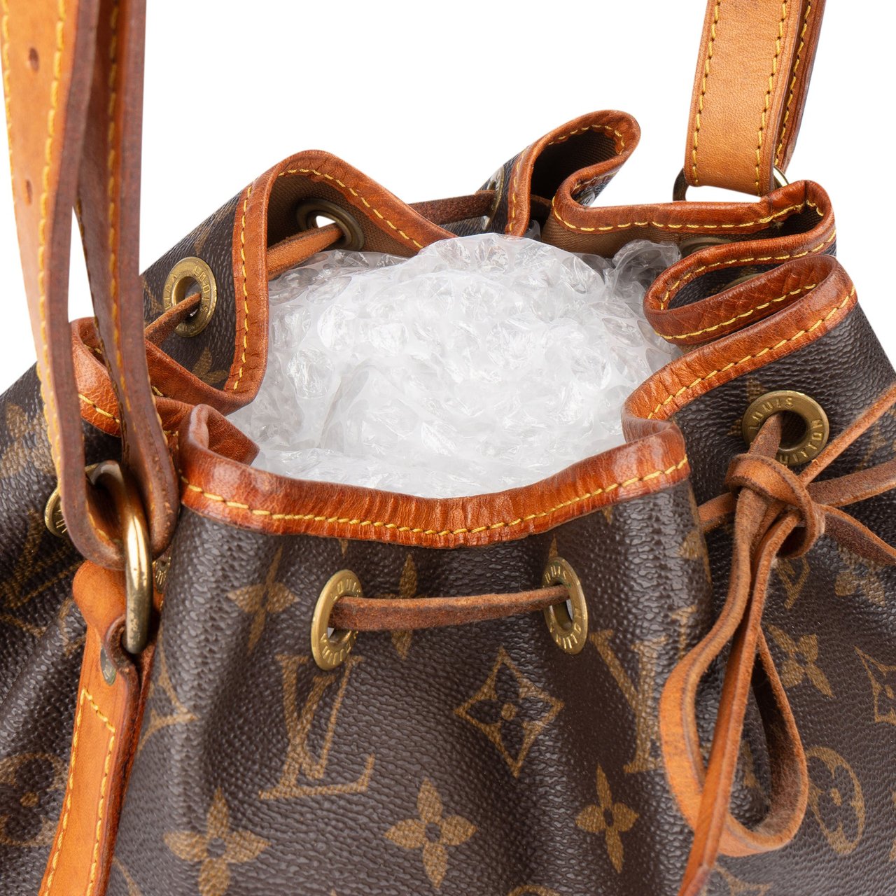 Louis Vuitton Louis Vuitton Canvas Monogram Sac Noe Petit Shoulder Bag Bruin