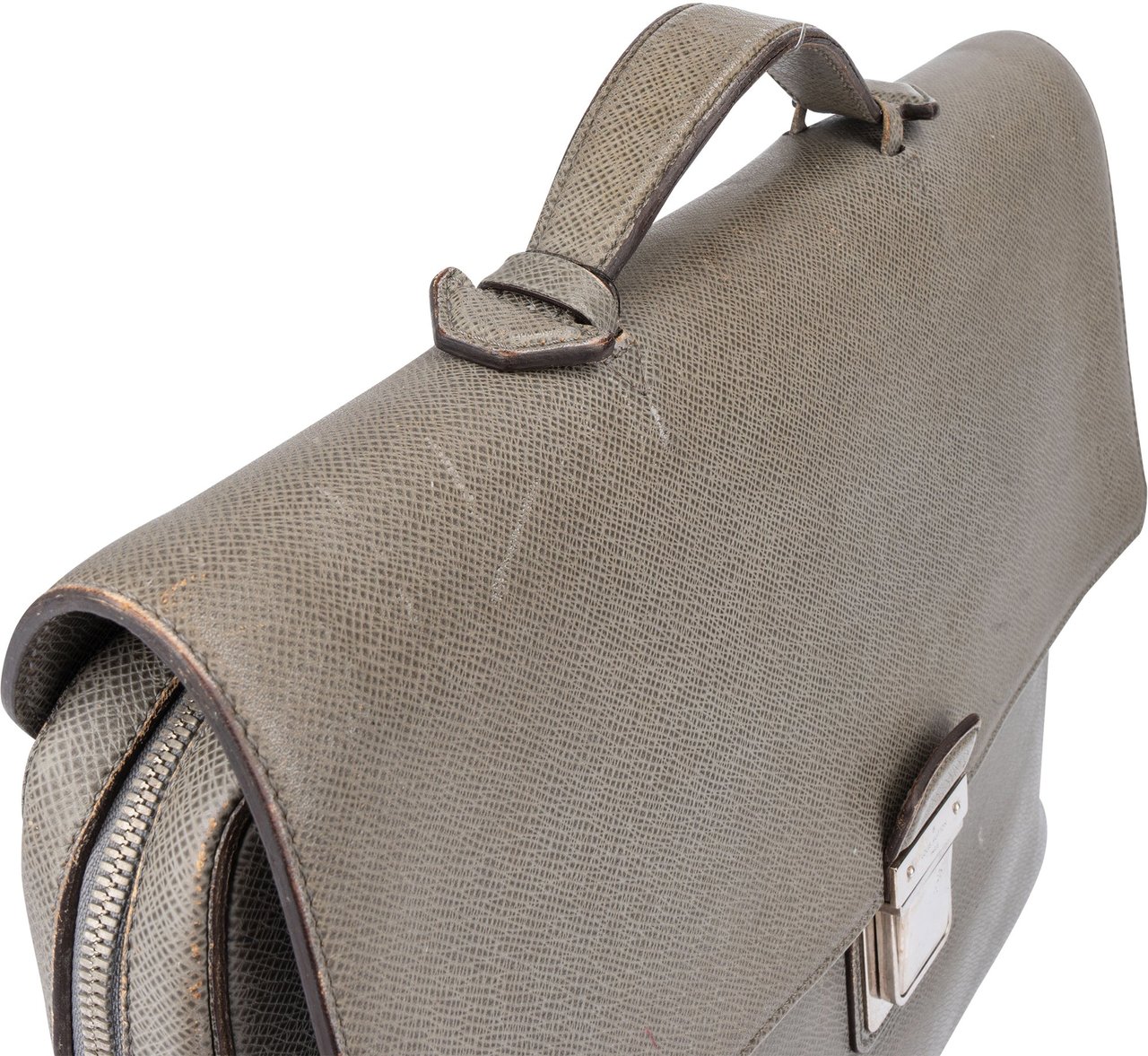 Louis Vuitton Louis Vuitton Taiga Leather Vassili PM Business Handbag Divers