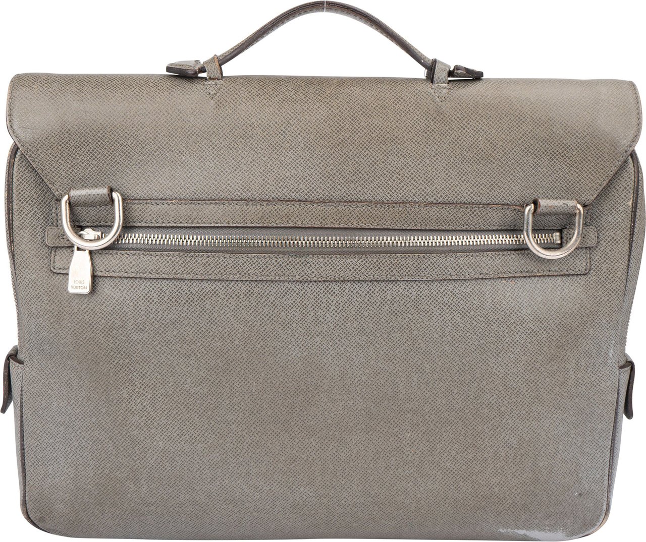 Louis Vuitton Louis Vuitton Taiga Leather Vassili PM Business Handbag Divers