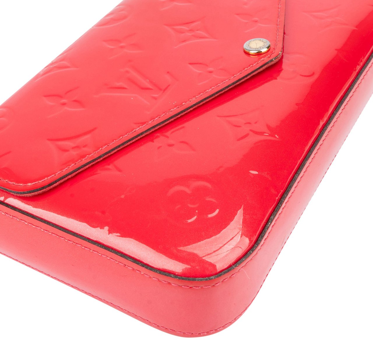 Louis Vuitton Louis Vuitton Vernis Monogram Felicie Crossbody Bag Rood