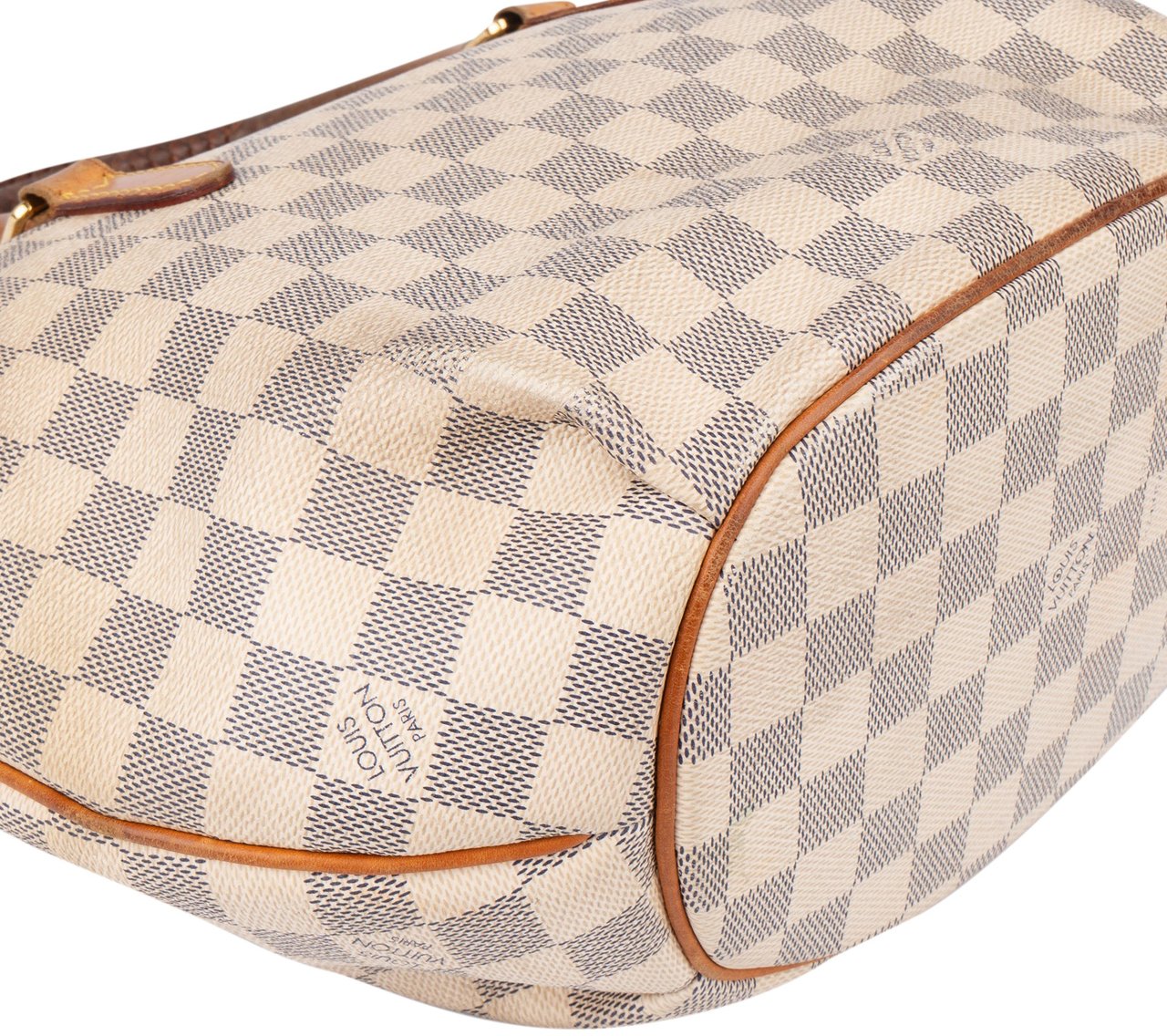 Louis Vuitton Louis Vuitton Damier Azur Monogram Riviera PM Handbag Wit