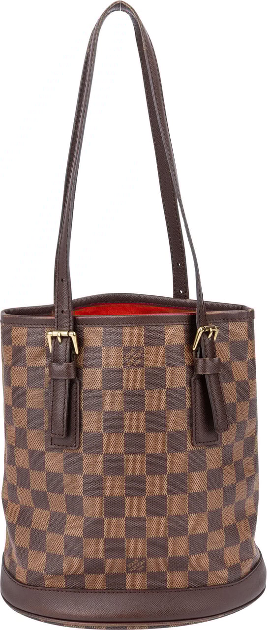 Louis Vuitton Louis Vuitton Damier Ebene Monogram Bucket PM Handbag Bruin