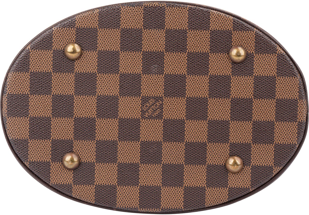 Louis Vuitton Louis Vuitton Damier Ebene Monogram Bucket PM Handbag Bruin