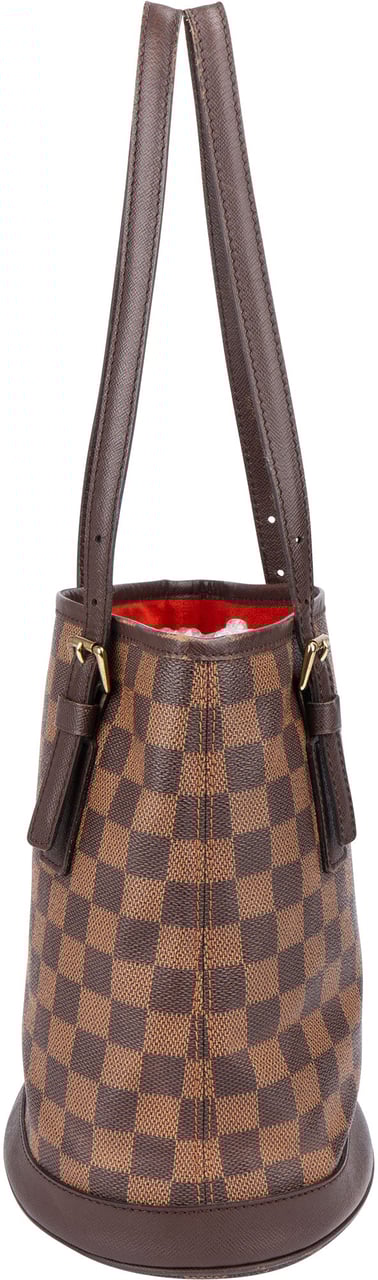 Louis Vuitton Louis Vuitton Damier Ebene Monogram Bucket PM Handbag Bruin