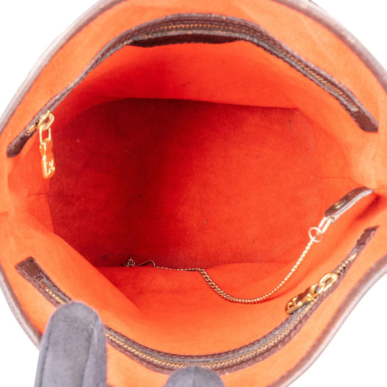 Louis Vuitton Louis Vuitton Damier Ebene Monogram Bucket PM Handbag Bruin
