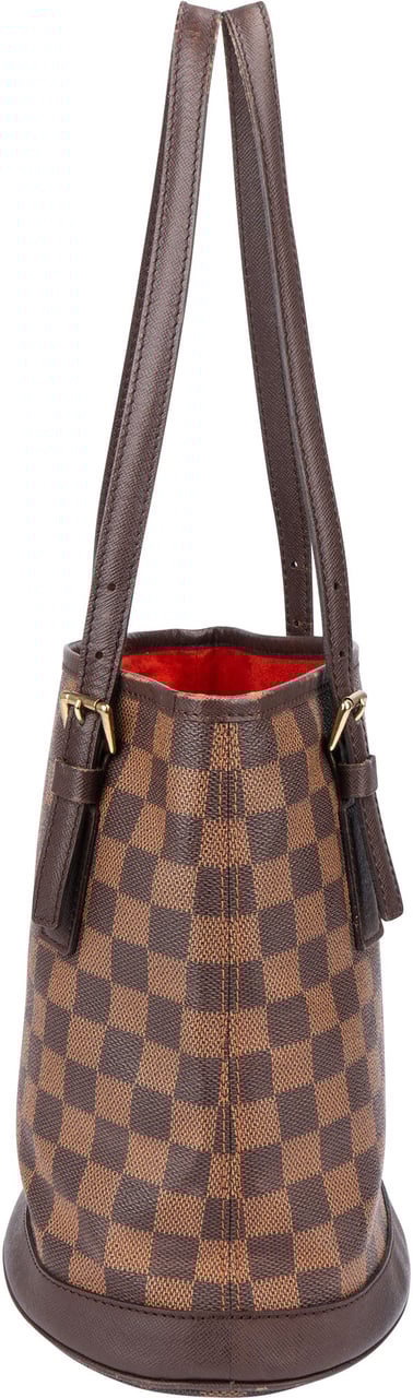 Louis Vuitton Louis Vuitton Damier Ebene Monogram Bucket PM Handbag Bruin