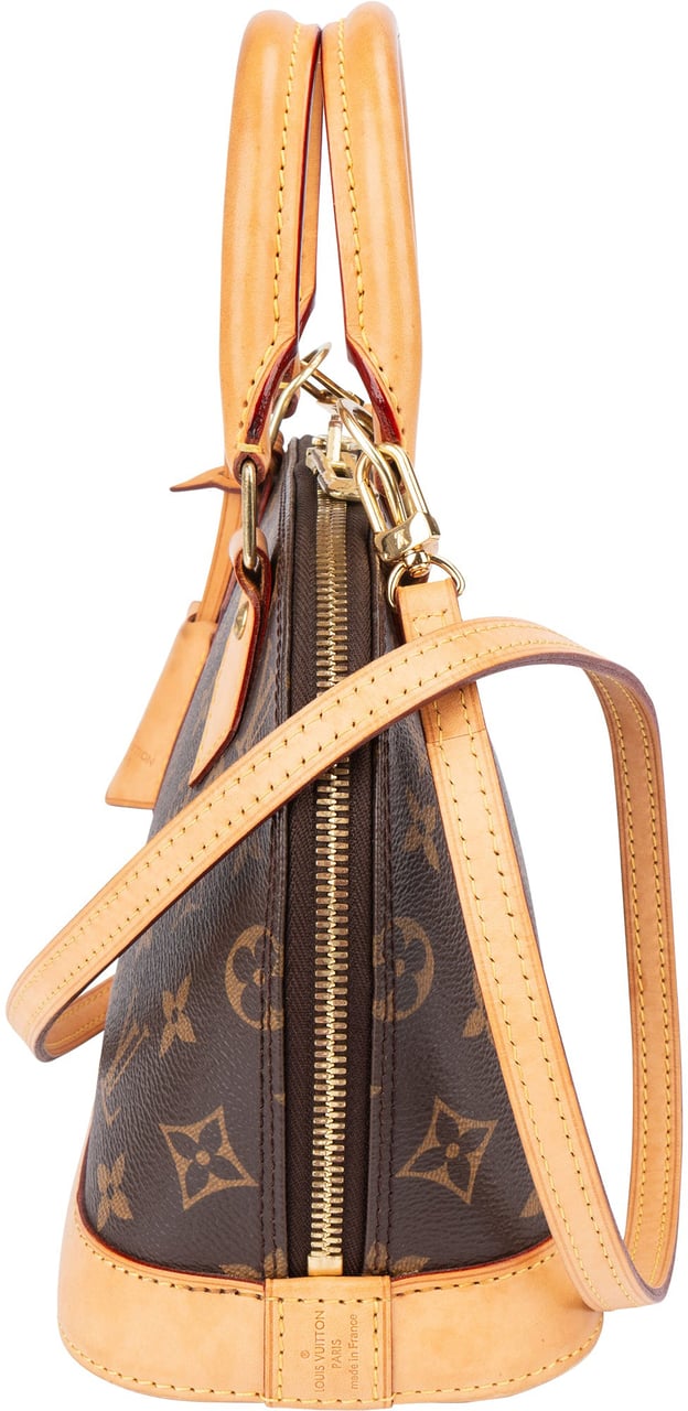 Louis Vuitton Louis Vuitton Canvas Monogram Alma BB Handbag Bruin