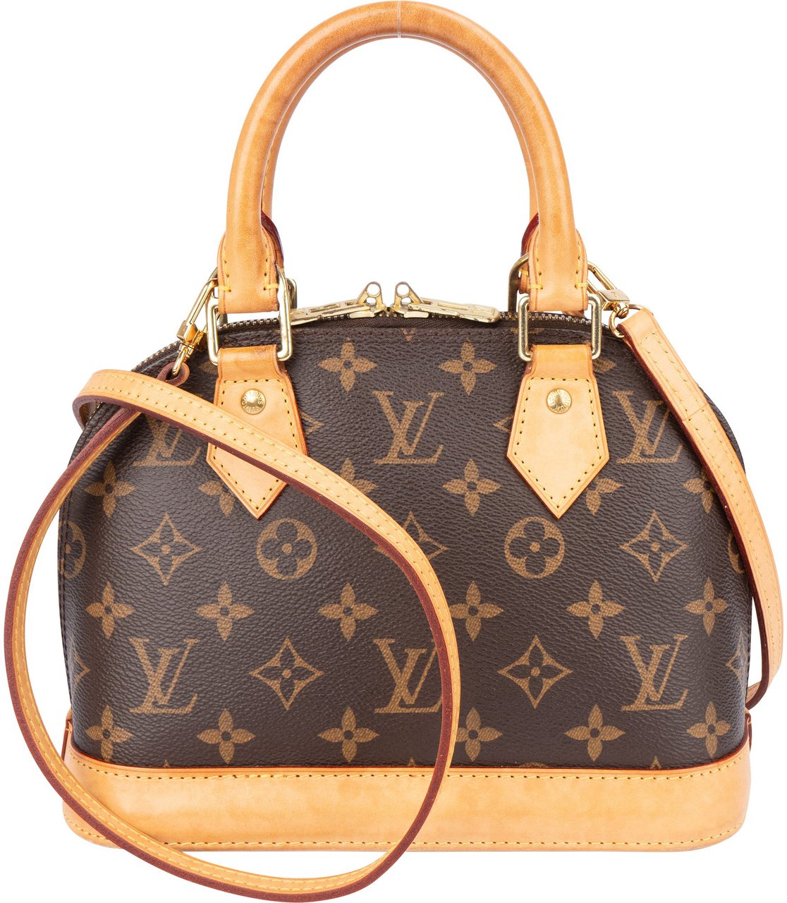 Louis Vuitton Louis Vuitton Canvas Monogram Alma BB Handbag Bruin