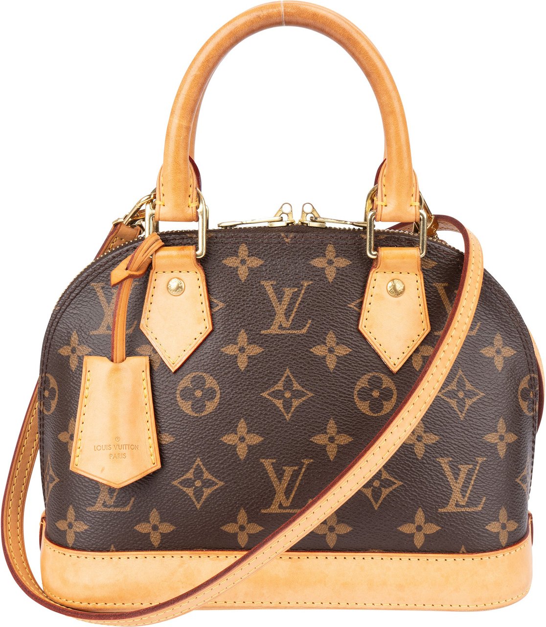 Louis Vuitton Louis Vuitton Canvas Monogram Alma BB Handbag Bruin