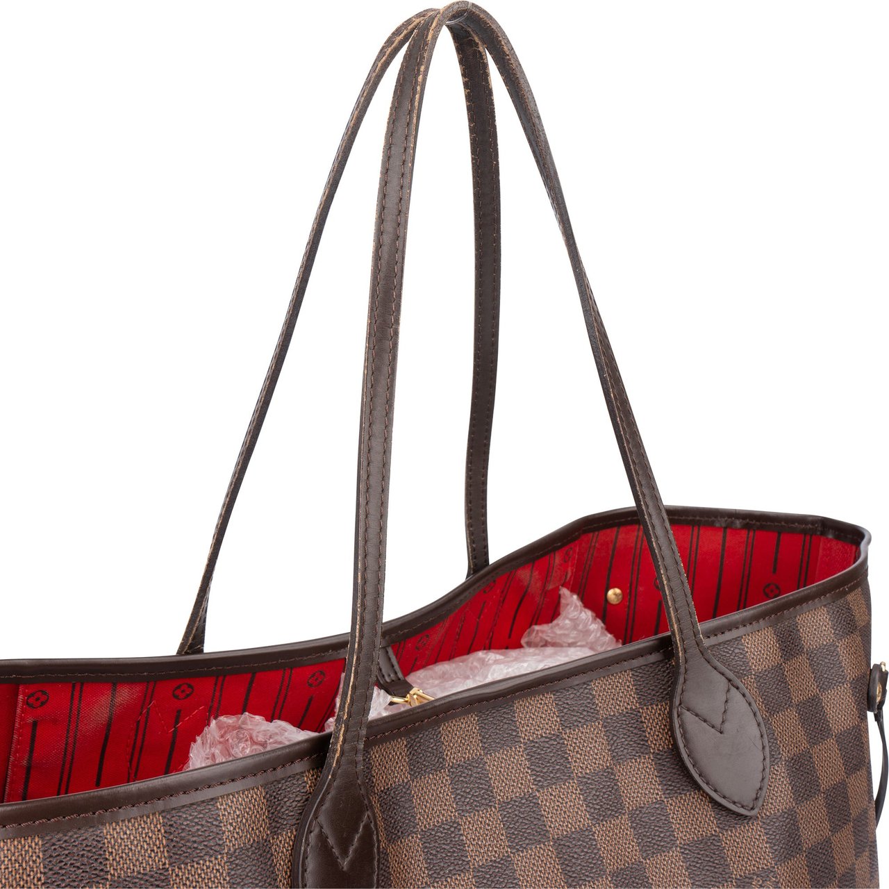 Louis Vuitton Louis Vuitton Damier Ebene Monogram Neverfull GM Shopper Handbag Bruin