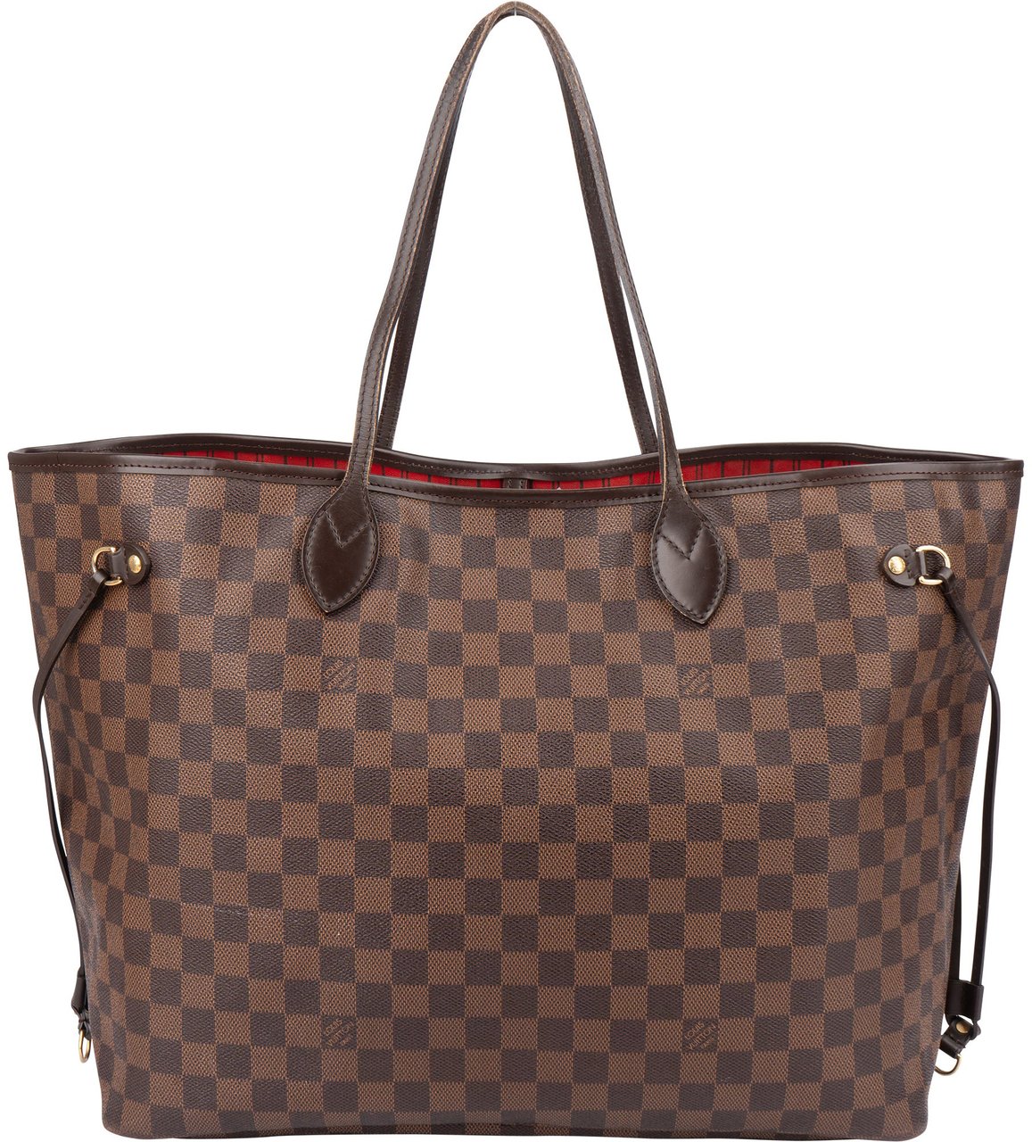 Louis Vuitton Louis Vuitton Damier Ebene Monogram Neverfull GM Shopper Handbag Bruin