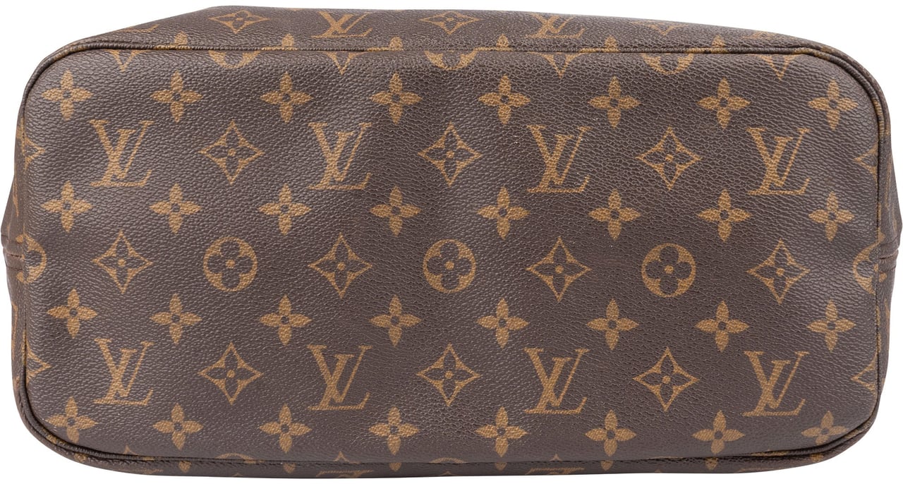 Louis Vuitton Louis Vuitton Canvas Monogram Neverfull MM Shopper Handbag Bruin
