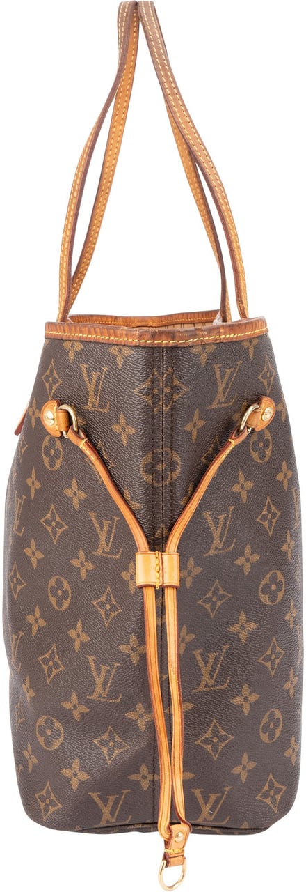 Louis Vuitton Louis Vuitton Canvas Monogram Neverfull MM Shopper Handbag Bruin