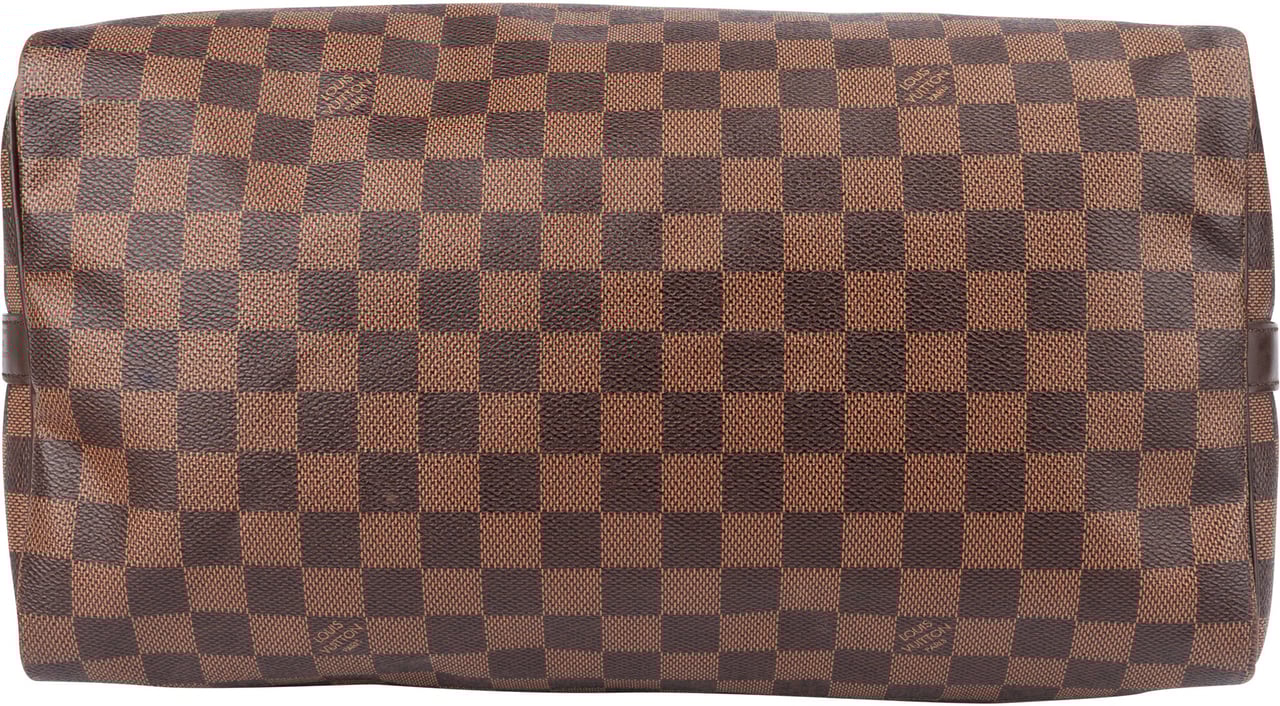Louis Vuitton Louis Vuitton Damier Ebene Monogram Speedy 35 Handbag Bruin