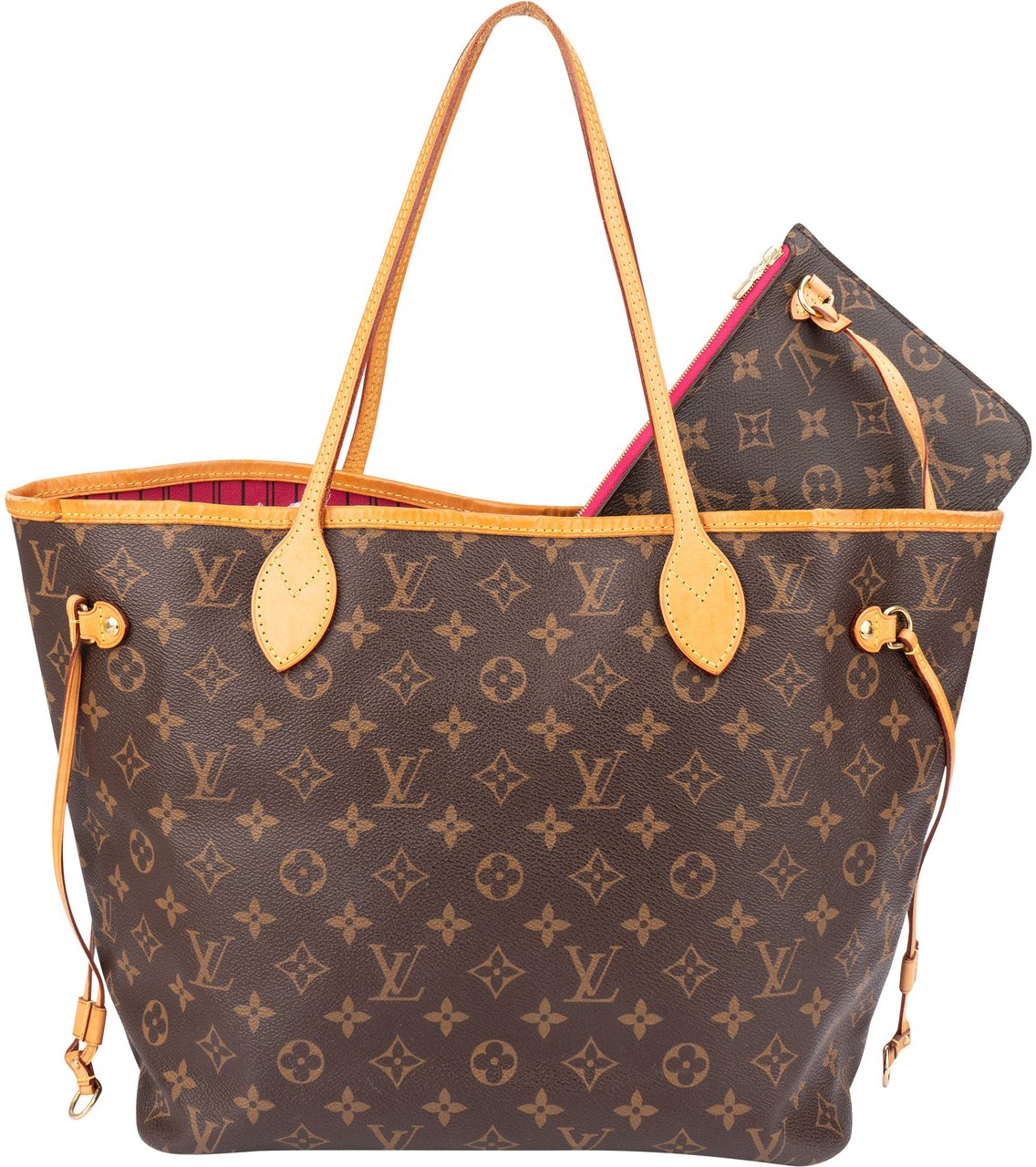 Louis Vuitton Louis Vuitton Limited V Canvas Monogram Neverfull MM Shopper Handbag Bruin