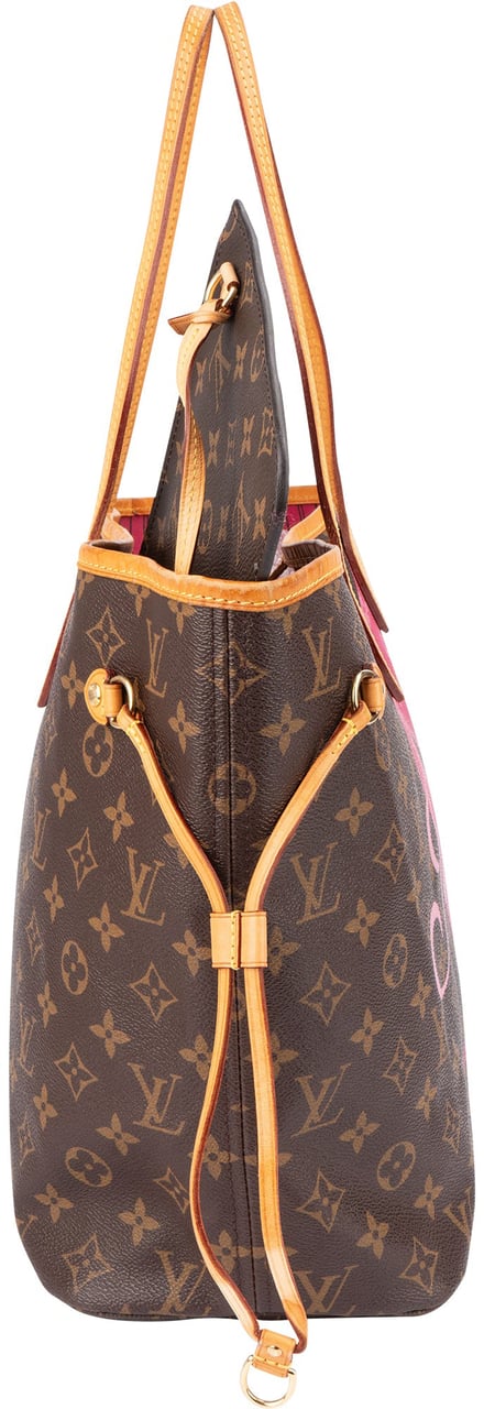 Louis Vuitton Louis Vuitton Limited V Canvas Monogram Neverfull MM Shopper Handbag Bruin