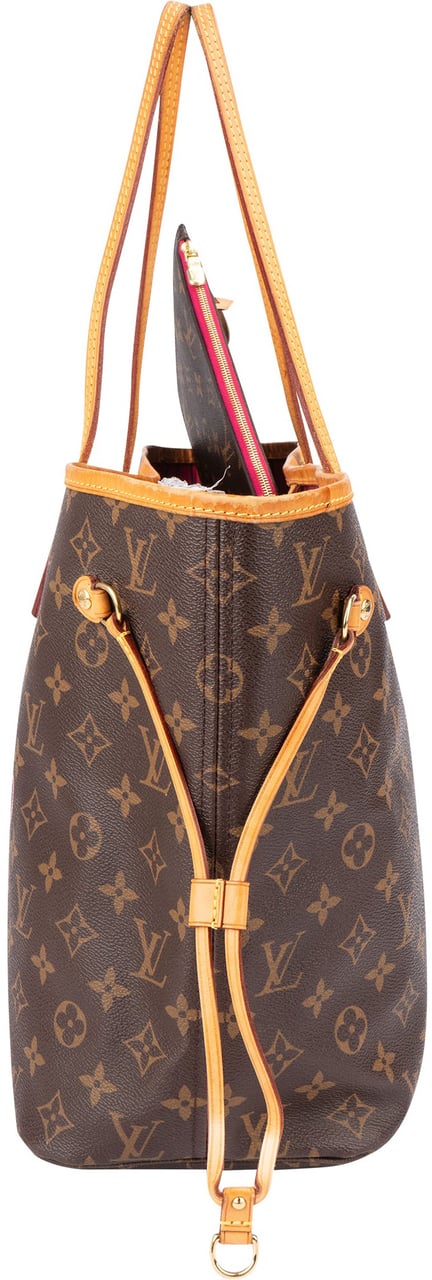 Louis Vuitton Louis Vuitton Limited V Canvas Monogram Neverfull MM Shopper Handbag Bruin