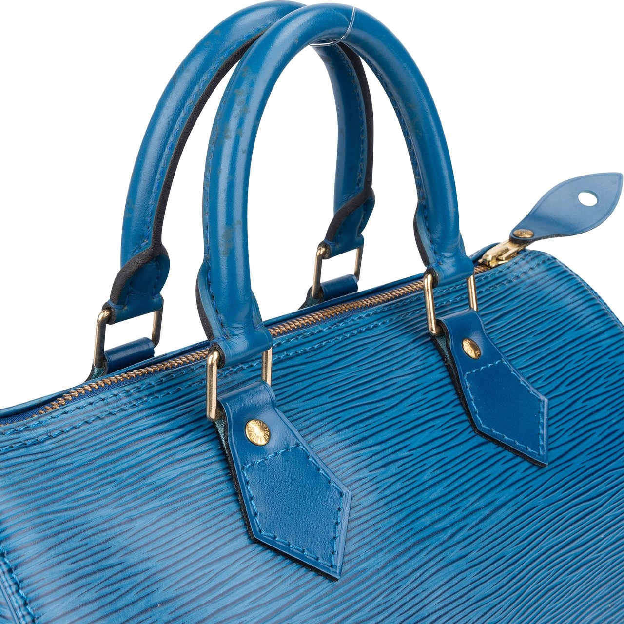 Louis Vuitton Louis Vuitton Bleu Epi Leather Speedy 25 Handbag Blauw
