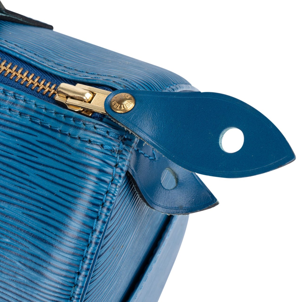 Louis Vuitton Louis Vuitton Bleu Epi Leather Speedy 25 Handbag Blauw