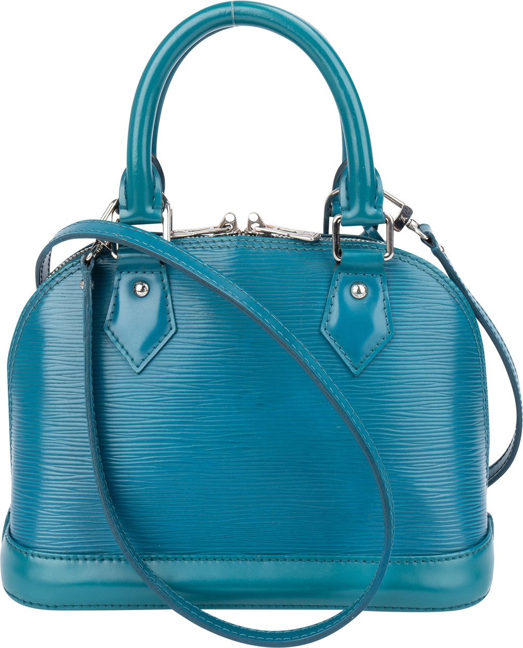 Louis Vuitton Louis Vuitton Bleu Epi Leather Alma BB Handbag Blauw