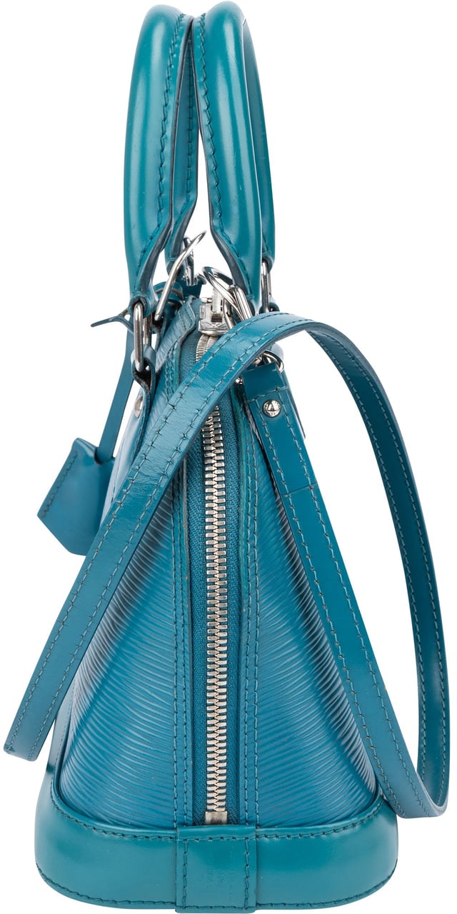 Louis Vuitton Louis Vuitton Bleu Epi Leather Alma BB Handbag Blauw