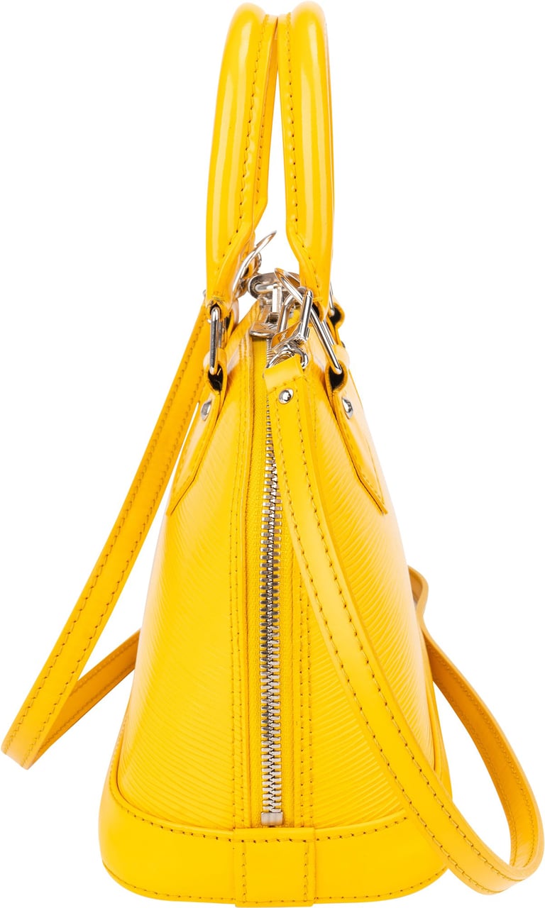 Louis Vuitton Louis Vuitton Yellow Epi Leather Alma BB Handbag Geel