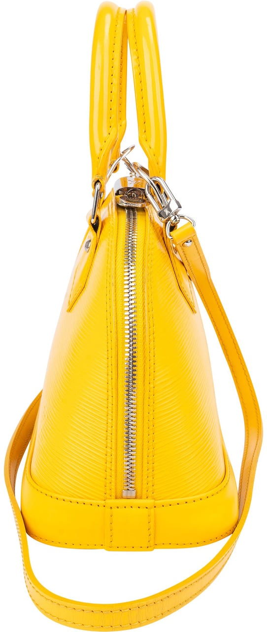 Louis Vuitton Louis Vuitton Yellow Epi Leather Alma BB Handbag Geel
