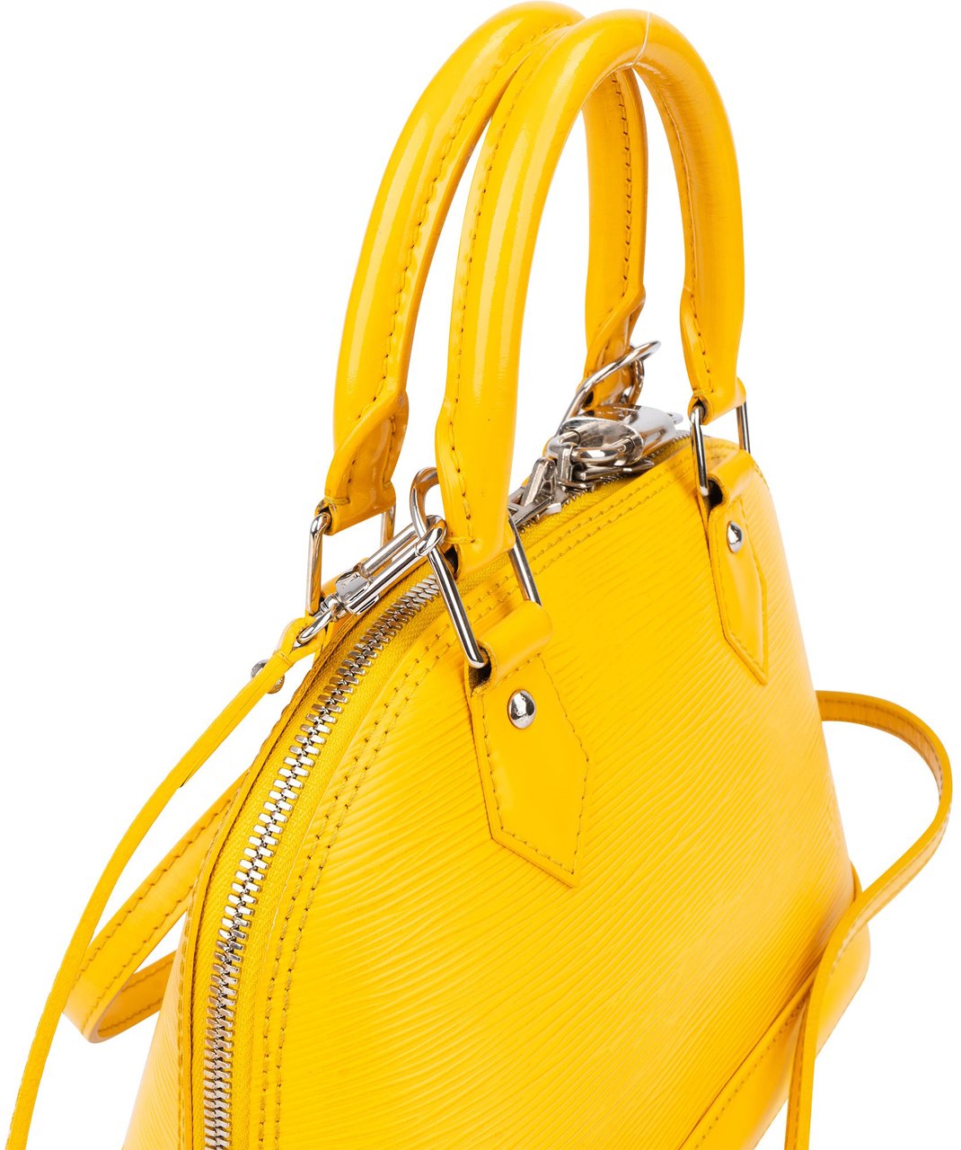 Louis Vuitton Louis Vuitton Yellow Epi Leather Alma BB Handbag Geel
