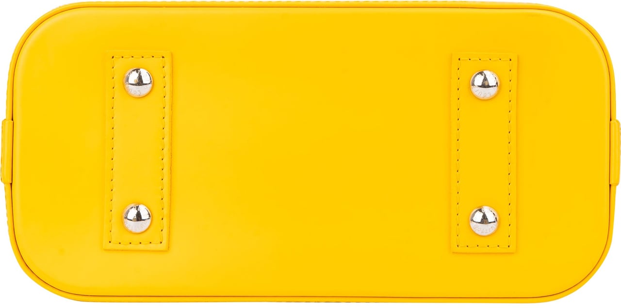Louis Vuitton Louis Vuitton Yellow Epi Leather Alma BB Handbag Geel
