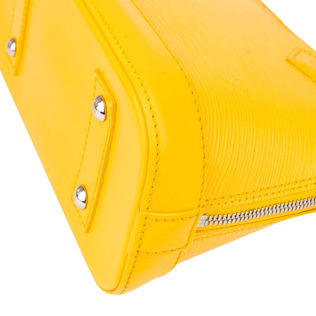 Louis Vuitton Louis Vuitton Yellow Epi Leather Alma BB Handbag Geel