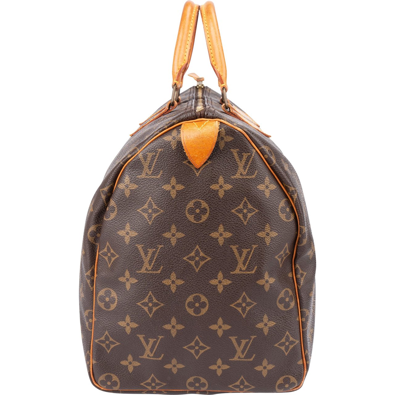 Louis Vuitton Louis Vuitton Canvas Monogram Speedy 40 Handbag Bruin