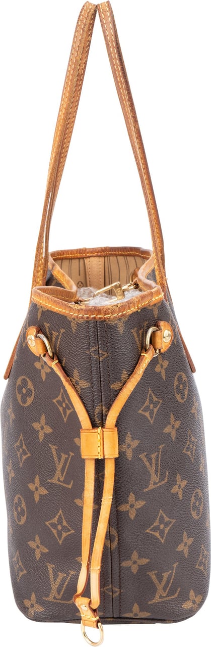 Louis Vuitton Louis Vuitton Canvas Monogram Neverfull PM Handbag Bruin