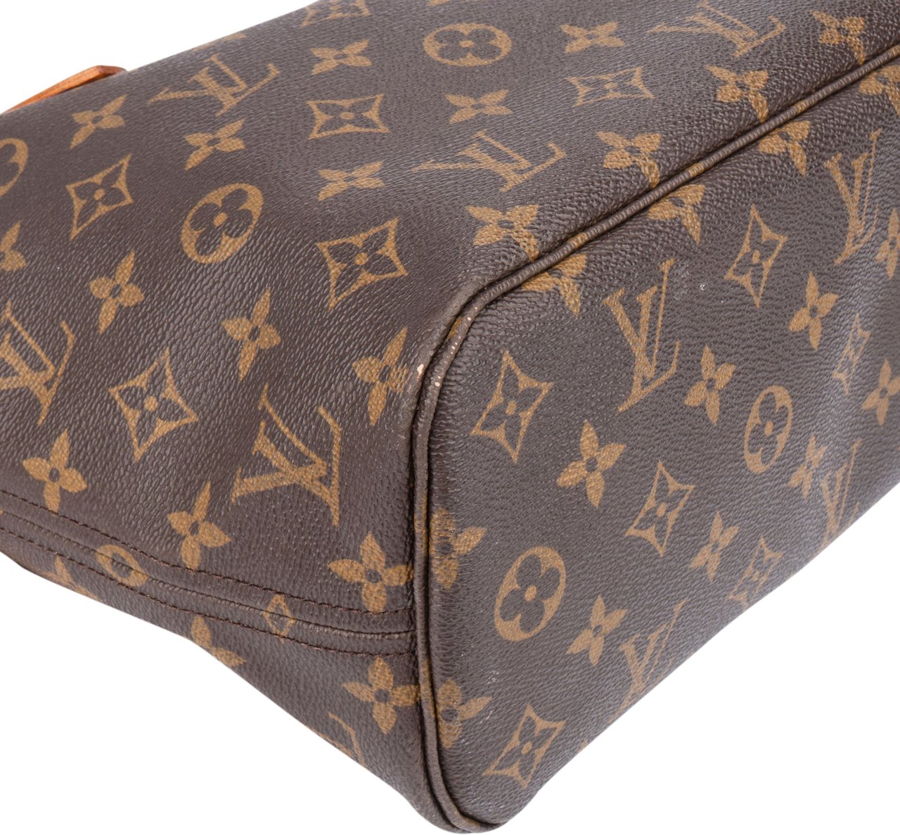 Louis Vuitton Louis Vuitton Canvas Monogram Neverfull PM Handbag Bruin