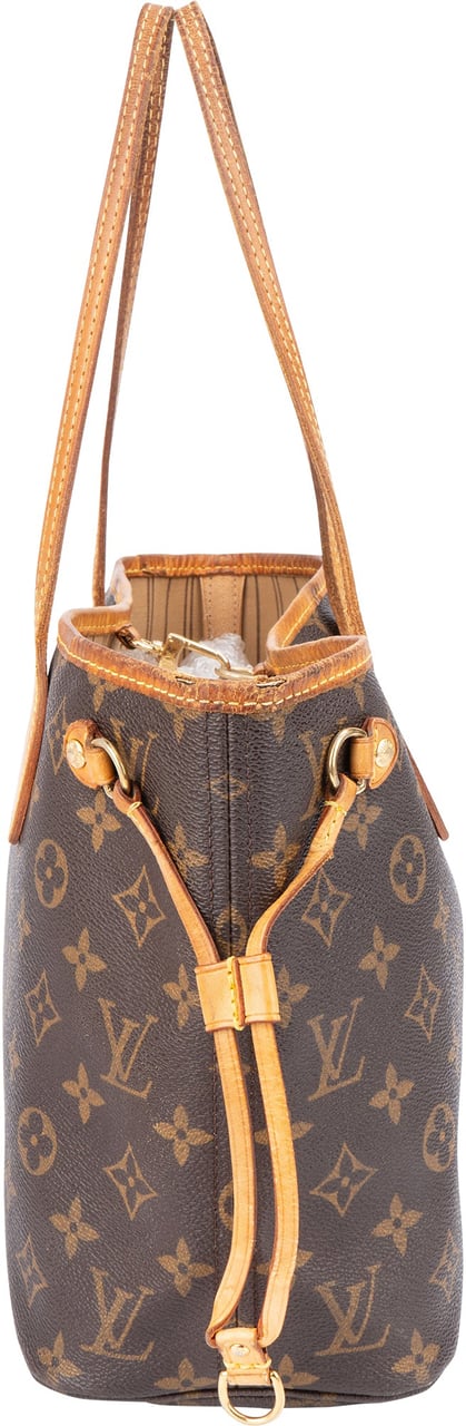 Louis Vuitton Louis Vuitton Canvas Monogram Neverfull PM Handbag Bruin