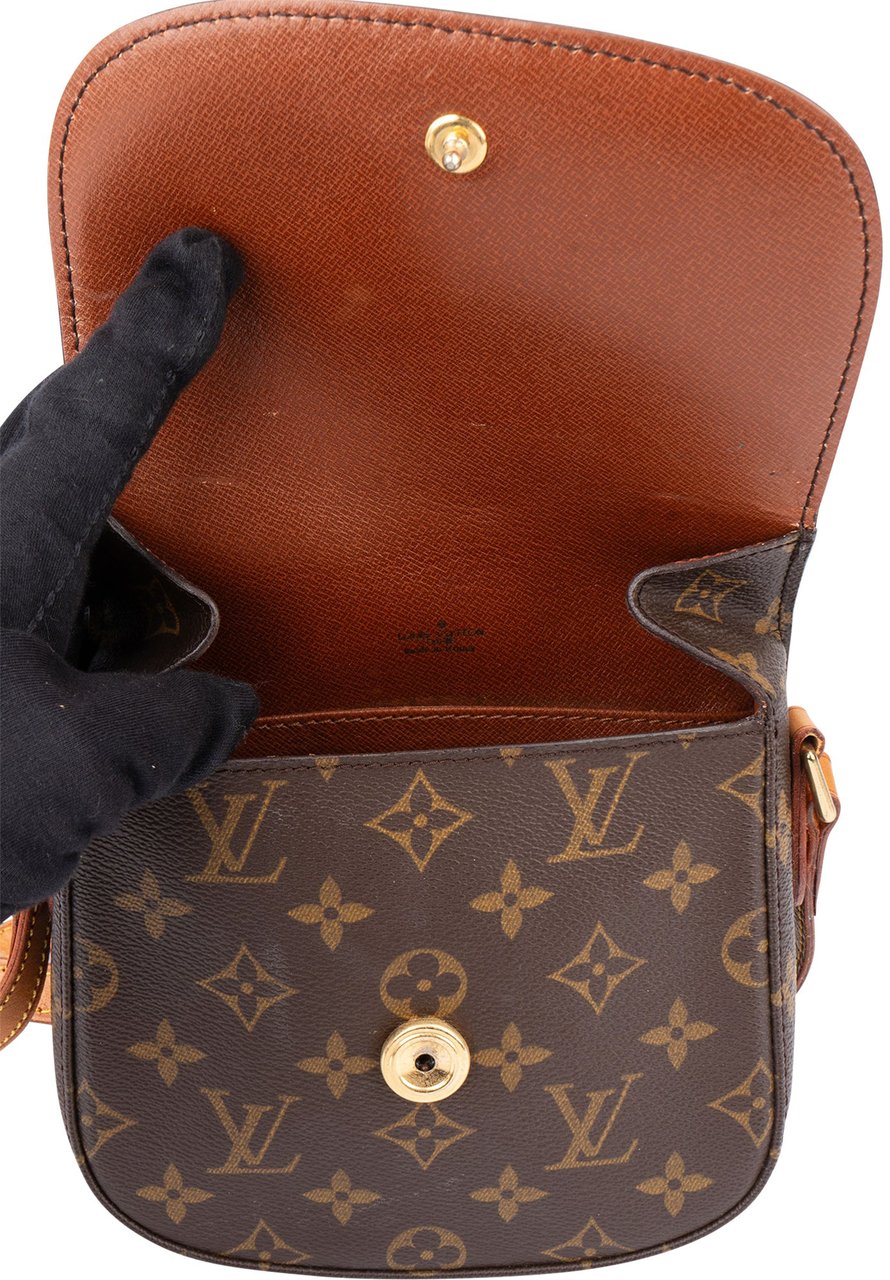 Louis Vuitton Louis Vuitton Canvas Monogram Saint Cloud PM Crossbody Bag Bruin