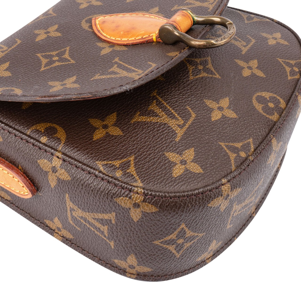 Louis Vuitton Louis Vuitton Canvas Monogram Saint Cloud PM Crossbody Bag Bruin