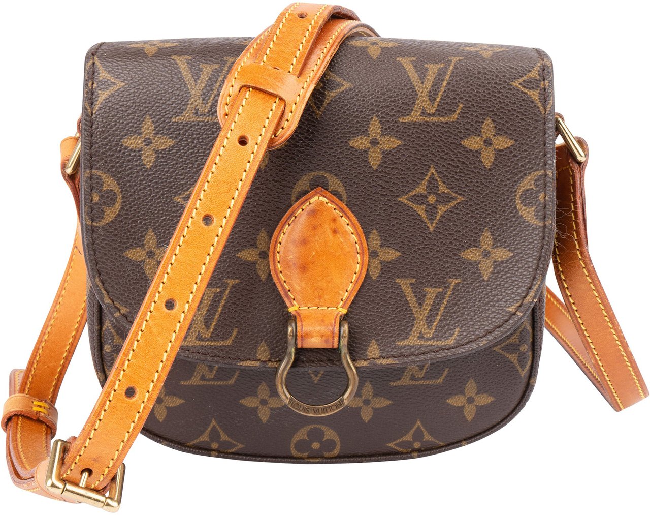 Louis Vuitton Louis Vuitton Canvas Monogram Saint Cloud PM Crossbody Bag Bruin