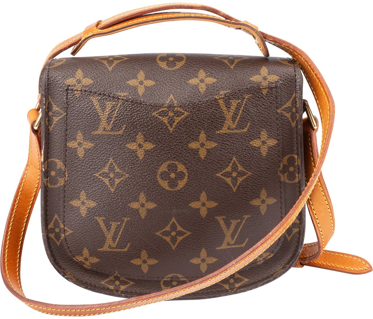 Louis Vuitton Louis Vuitton Canvas Monogram Saint Cloud PM Crossbody Bag Bruin