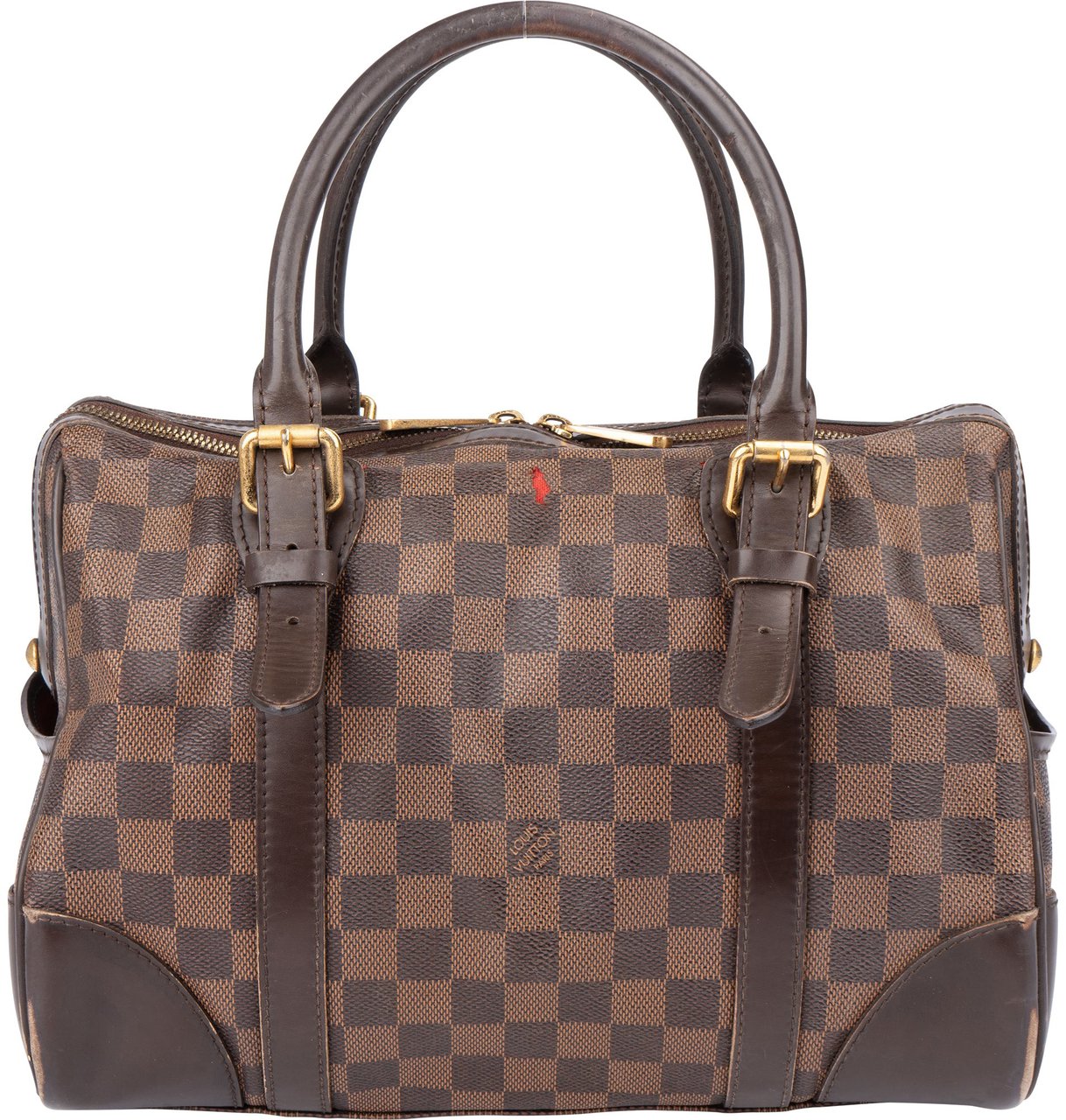 Louis Vuitton Louis Vuitton Damier Ebene Monogram Berkeley Handbag Bruin