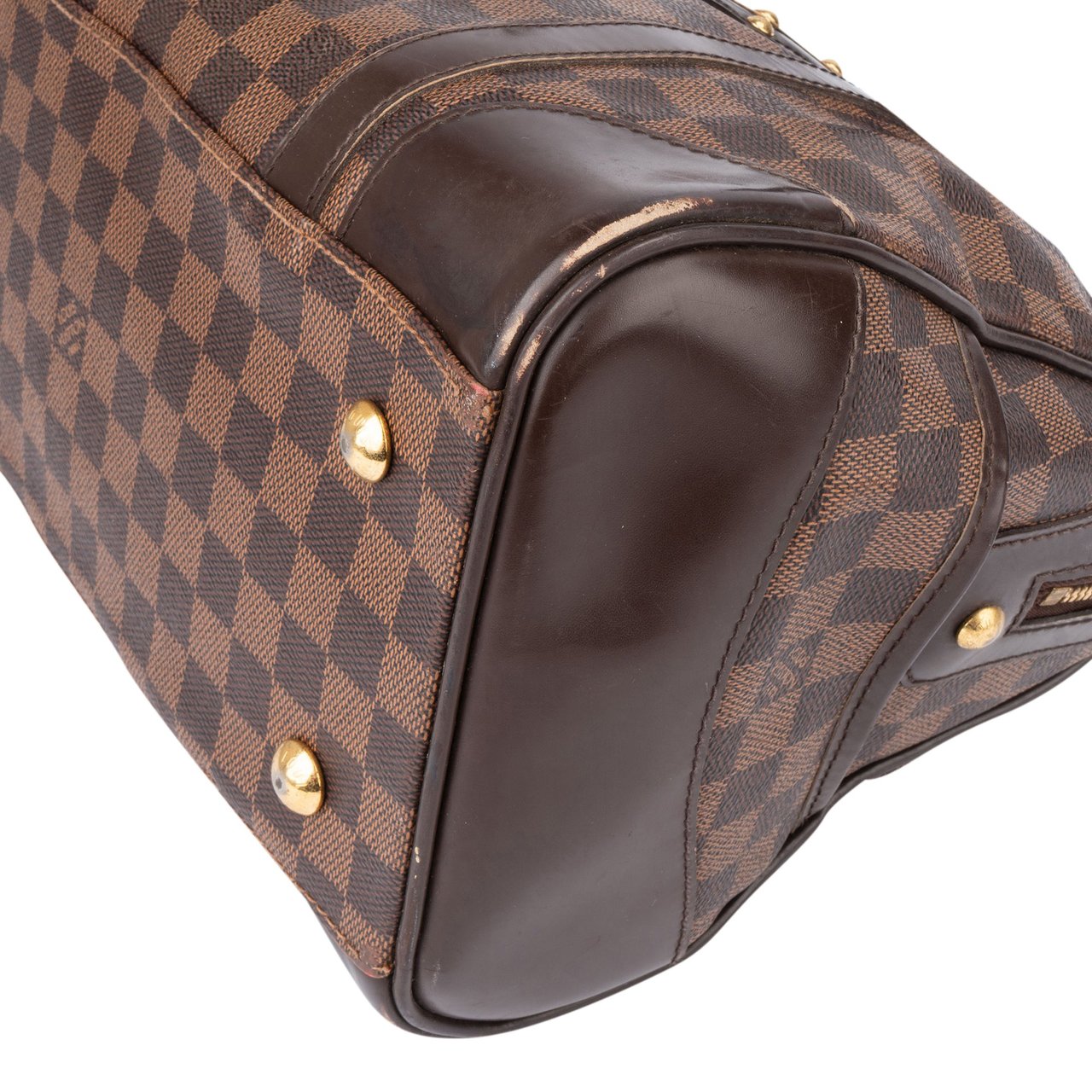 Louis Vuitton Louis Vuitton Damier Ebene Monogram Berkeley Handbag Bruin